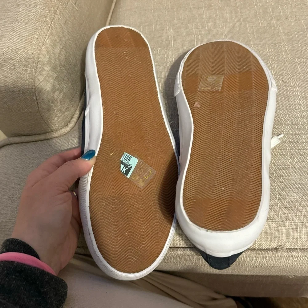 J. Crew Navy Canvas Low-Top Sneakers with White Soles - Picture 7 of 7